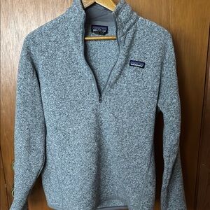 Patagonia Gray Quarter-Zip Pullover